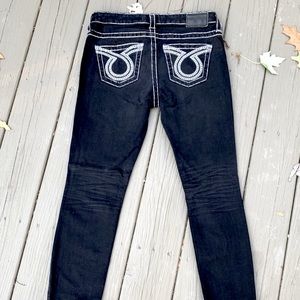 Buckle Big Star skinny black jeans W29 L 31 silver accent